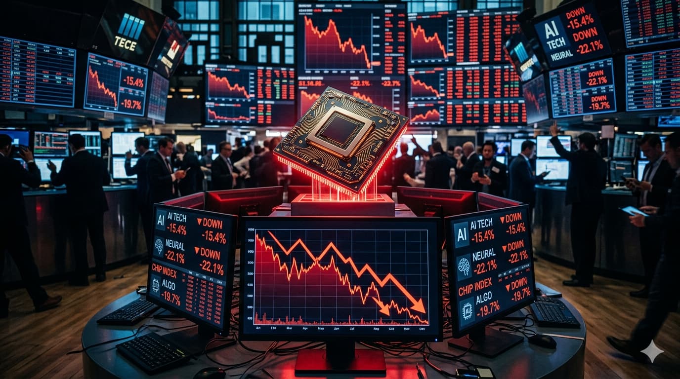 AI Stock Crash Wipes Out $1.3 Trillion as Nvidia and AMD Tumble