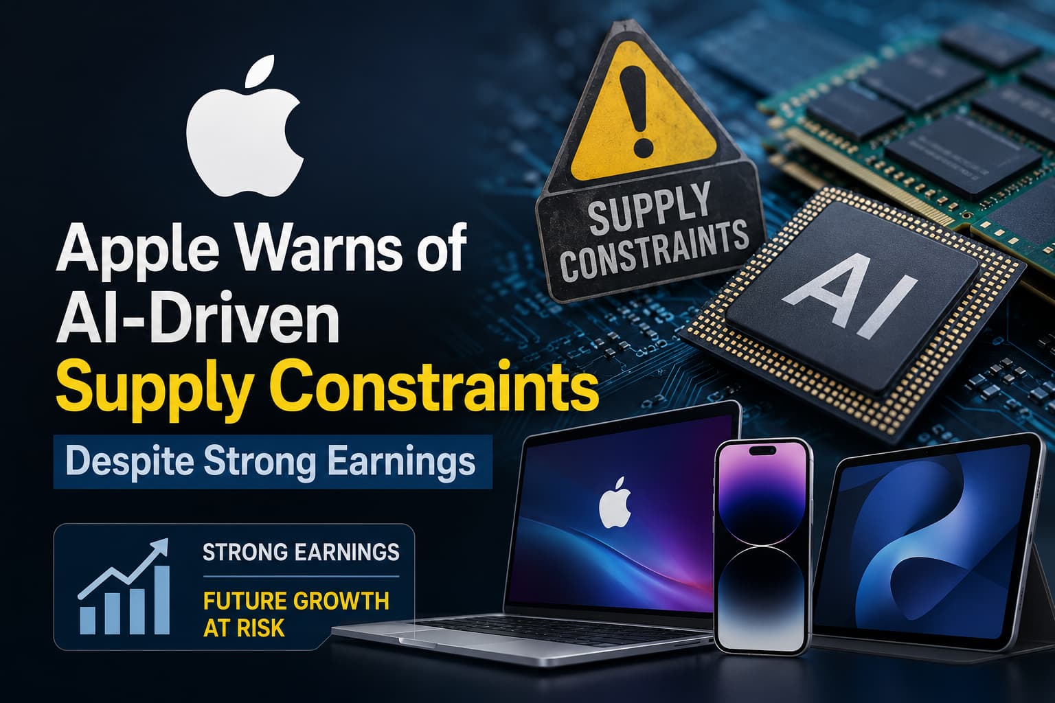 Apple Warns of AI-Driven Supply Constraints Despite Strong Earnings Apple Warns of AI-Driven Supply Constraints Despite Strong Earnings