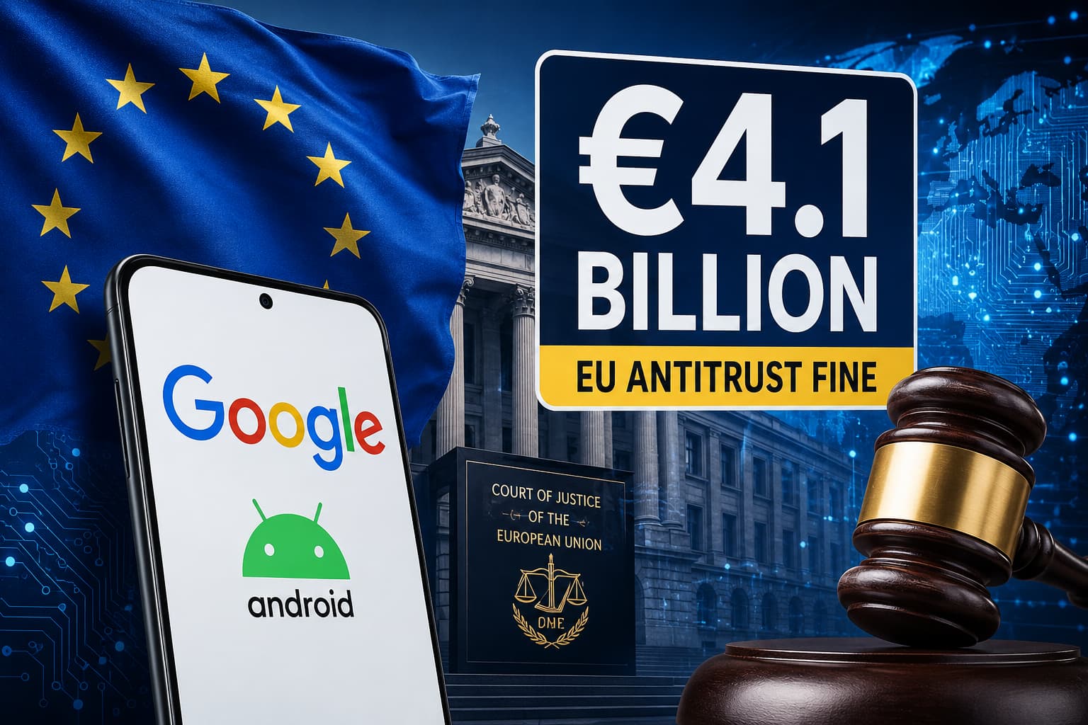 Google Loses €4.1 Billion EU Antitrust Appeal: What the Ruling Means for Android and Big Tech
