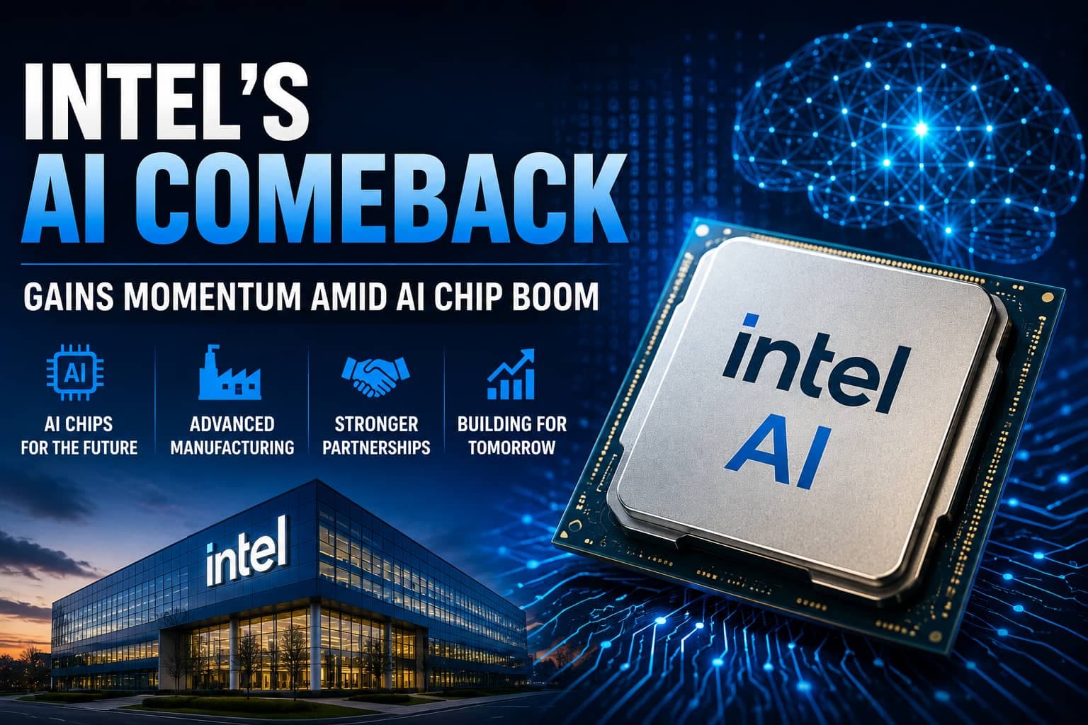 Intel’s AI Comeback Gains Momentum Amid AI Chip Boom